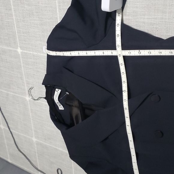 NWT Zara blazer, Color Navy Blue, Size L - Picture 16 of 17